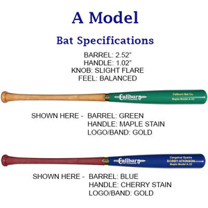 A Model - Maple Baseball Bat